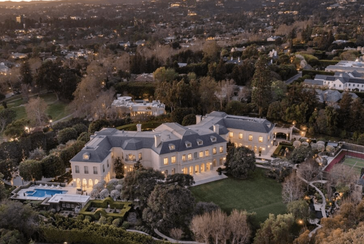 Luxury real estate - Private Mansion - Private Castle - Los Angeles Billionaire's Row in Bel Air - Holmby Hills - Los Angeles Golden Triangle - California