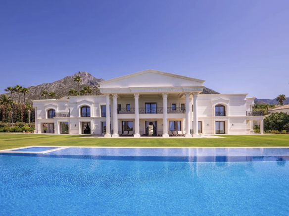 Sea view mansion in Marbella, Sierra Blanca, Costa del Sol, Spain luxury real estate