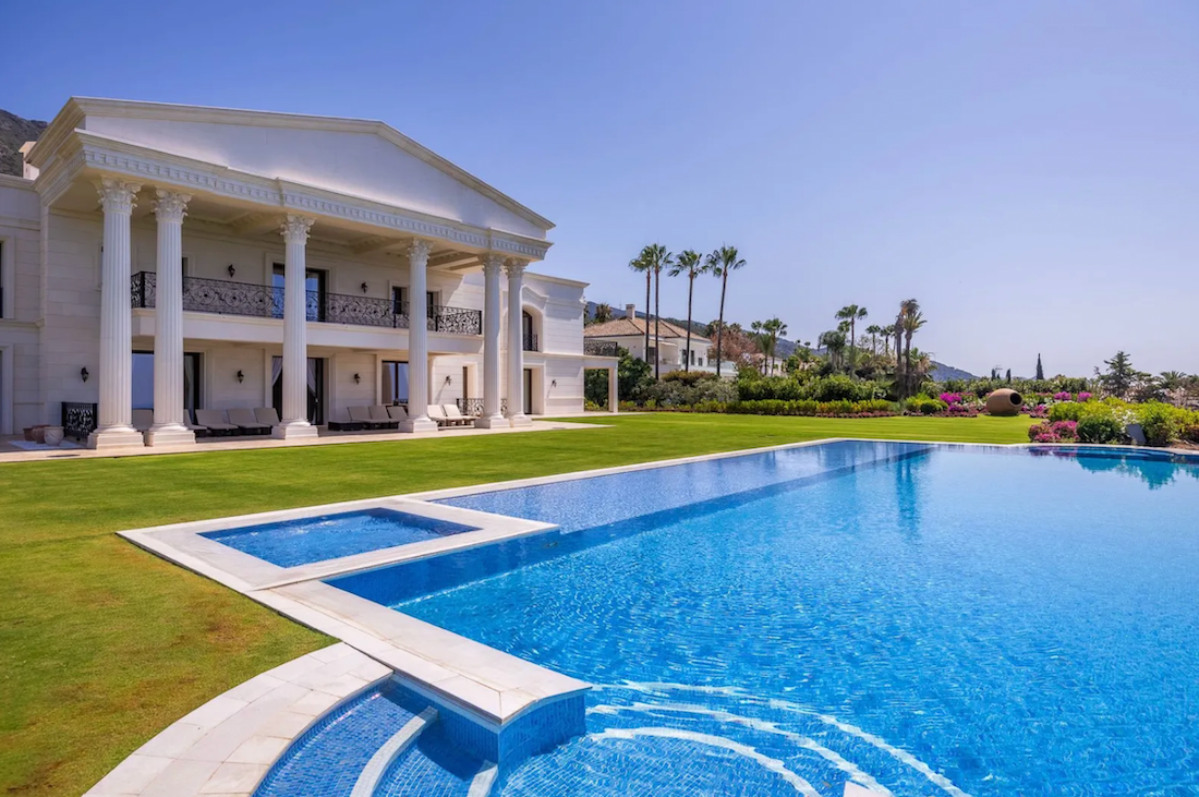 Sea view mansion in Marbella, Sierra Blanca, Costa del Sol, Spain luxury real estate